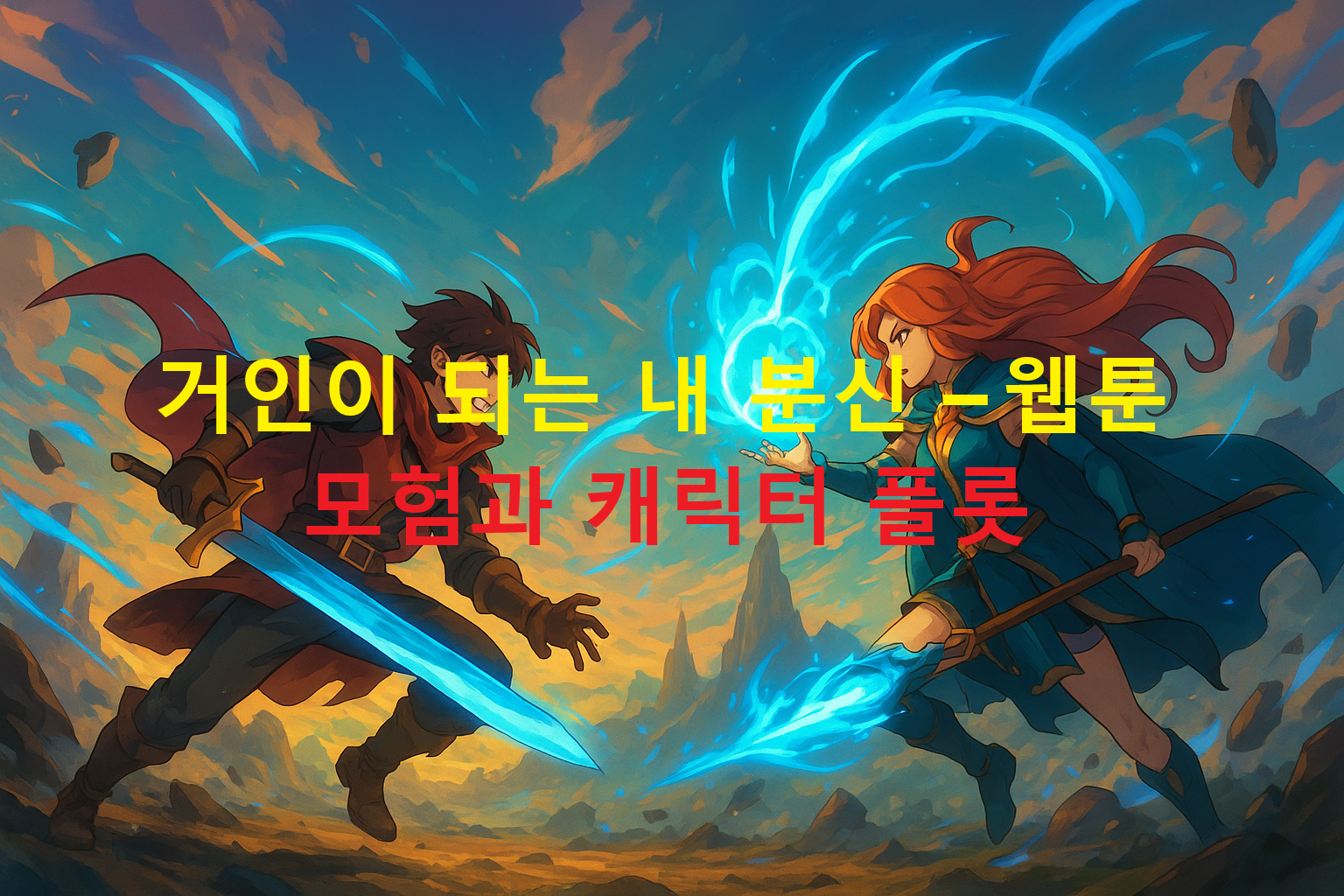 거인이 되는 내 분신 – 웹툰 모험과 캐릭터 플롯