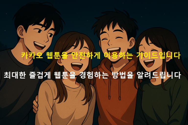 년에 Kakao 웹툰을 안전하게 즐기기 위해 알아야 할 모든 것