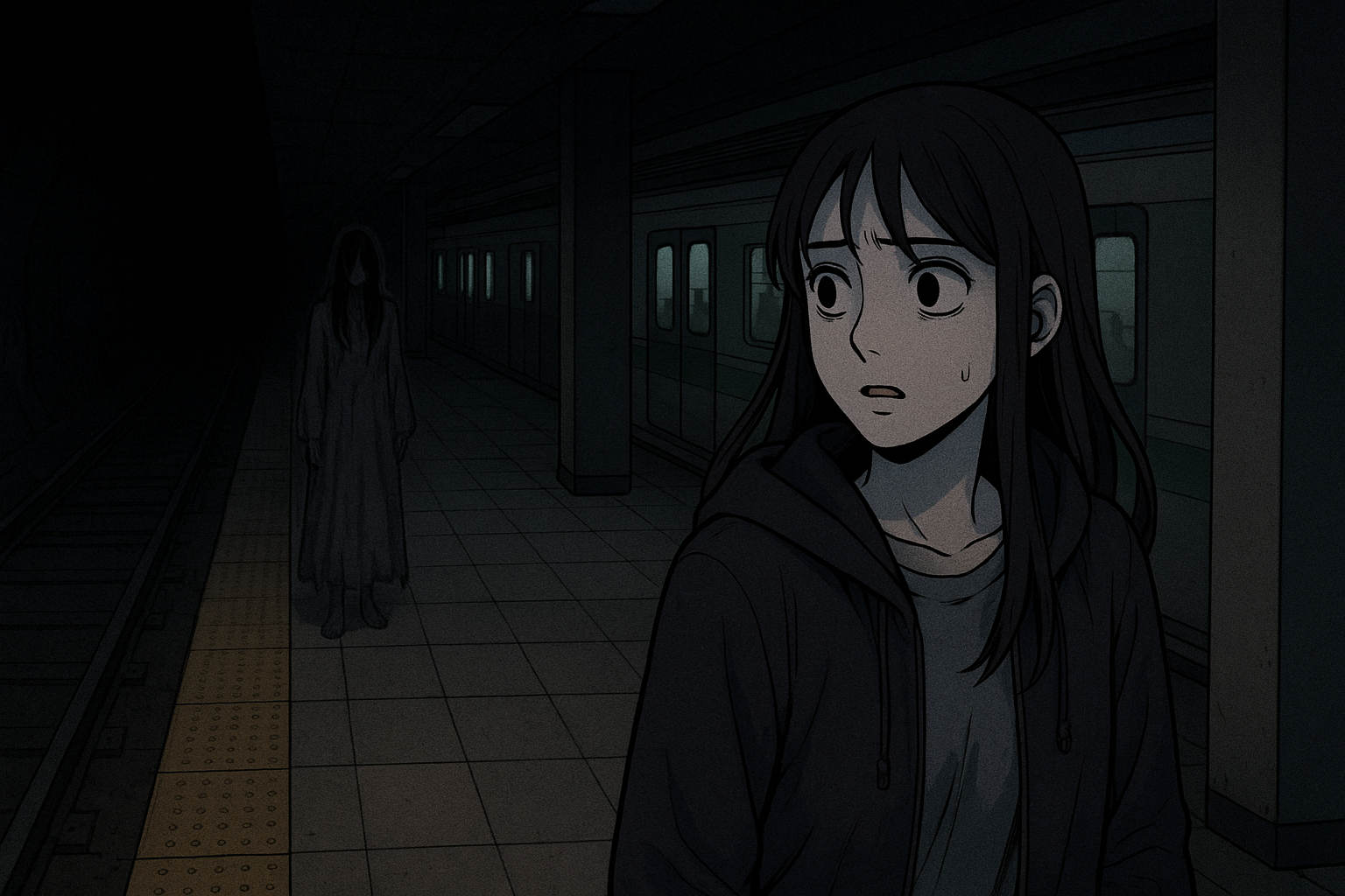 미스터리 호러 지하철-웹툰