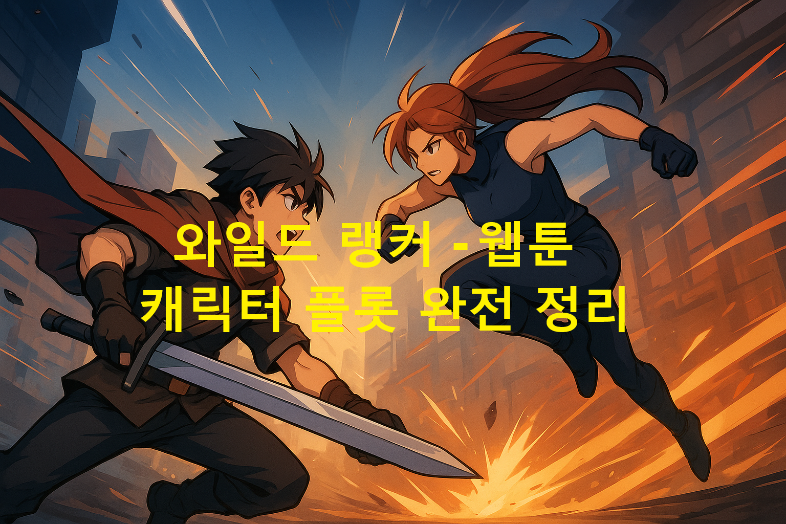 와일드 랭커 - 웹툰 | 캐릭터 플롯 완전 정리