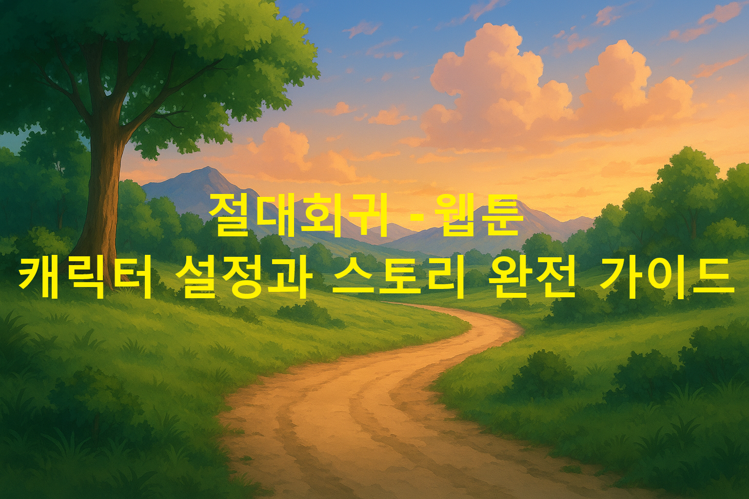 절대회귀 - 웹툰