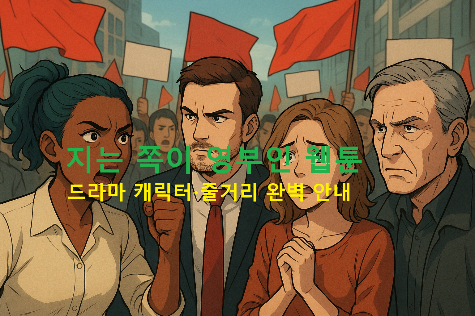 지는 쪽이 영부인 웹툰·드라마 캐릭터·줄거리 완벽 안내