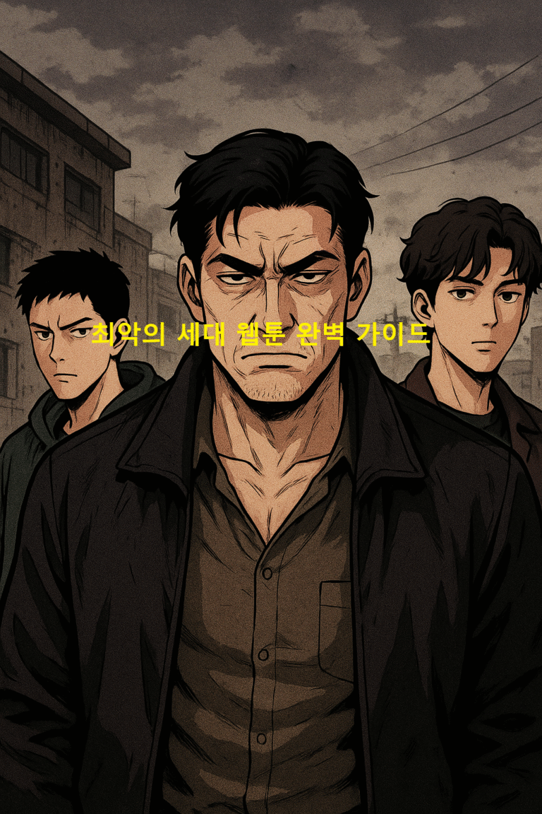 최악의 세대 웹툰 완벽 가이드