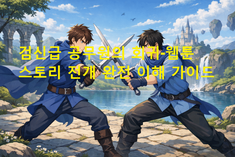 검신급 공무원의 회귀-웹툰