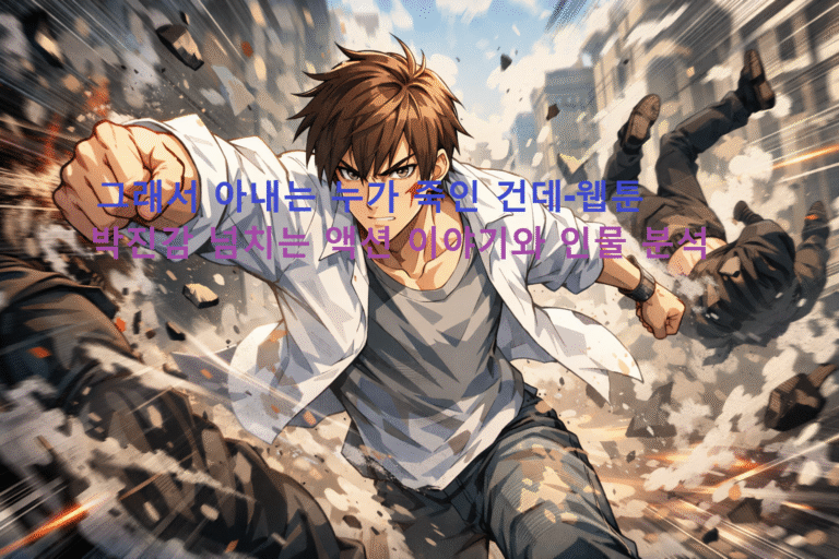 그래서 아내는 누가 죽인 건데-웹툰