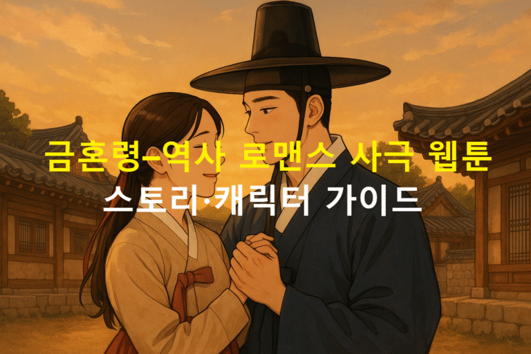 금혼령–역사 로맨스 사극 웹툰 스토리·캐릭터 가이드
