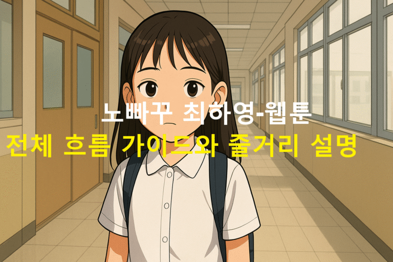 노빠꾸 최하영-웹툰