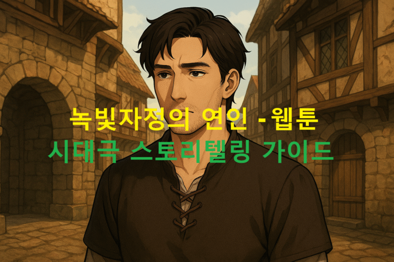 녹빛자정의 연인 - 웹툰 | 시대극 스토리텔링 가이드