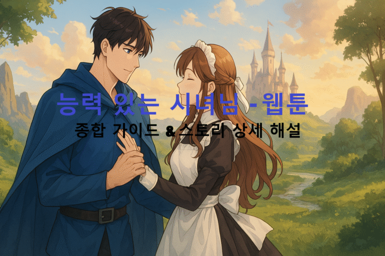 능력 있는 시녀님 - 웹툰