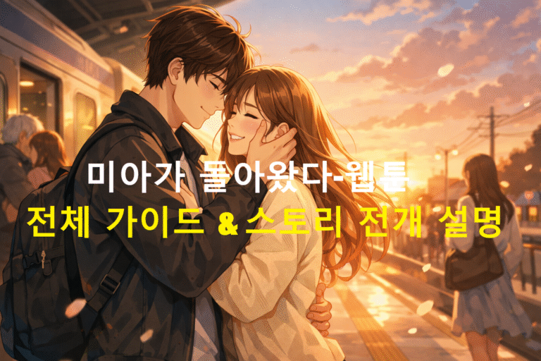 미아가 돌아왔다-웹툰