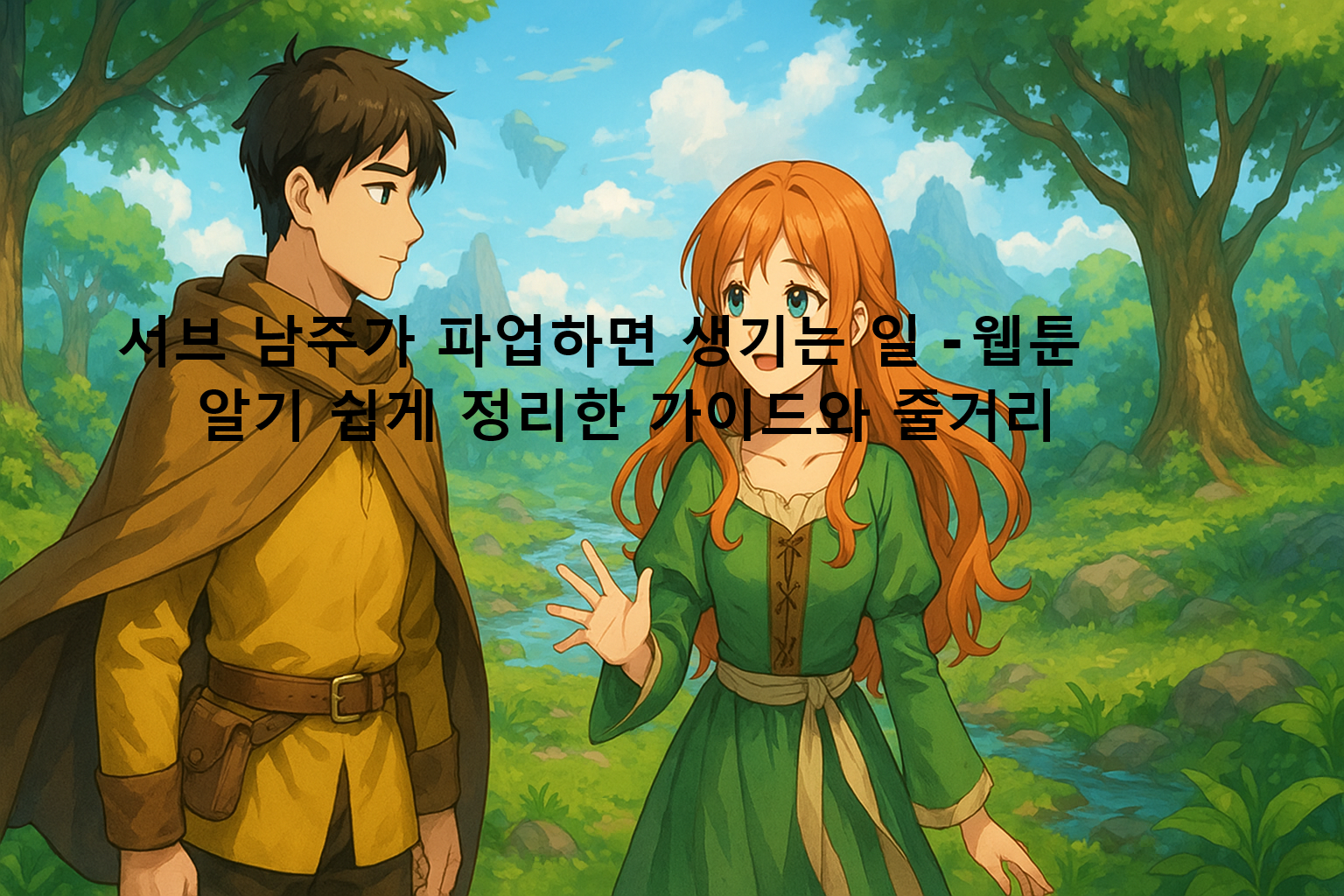 서브 남주가 파업하면 생기는 일 - 웹툰