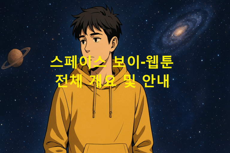 스페이스 보이-웹툰-전체 개요 및 안내