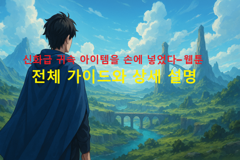 신화급 귀속 아이템을 손에 넣었다– 웹툰