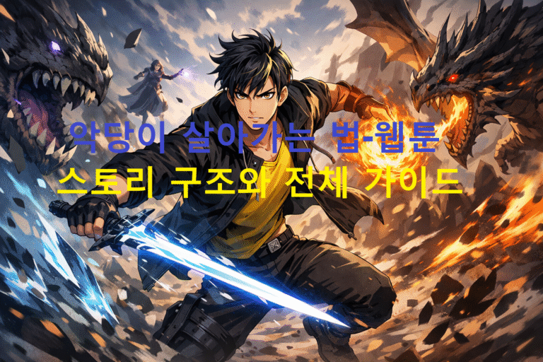 악당이 살아가는 법-웹툰