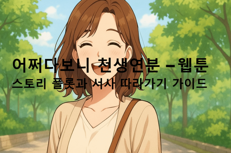 어쩌다보니 천생연분 – 웹툰