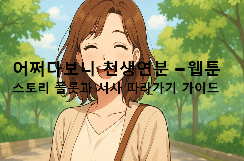 어쩌다보니 천생연분 – 웹툰