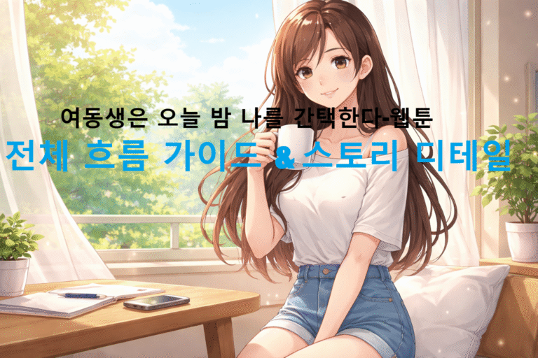 여동생은 오늘 밤 나를 간택한다-웹툰