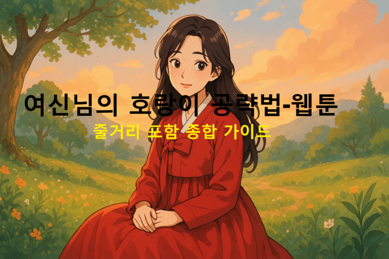 여신님의 호랑이 공략법-웹툰