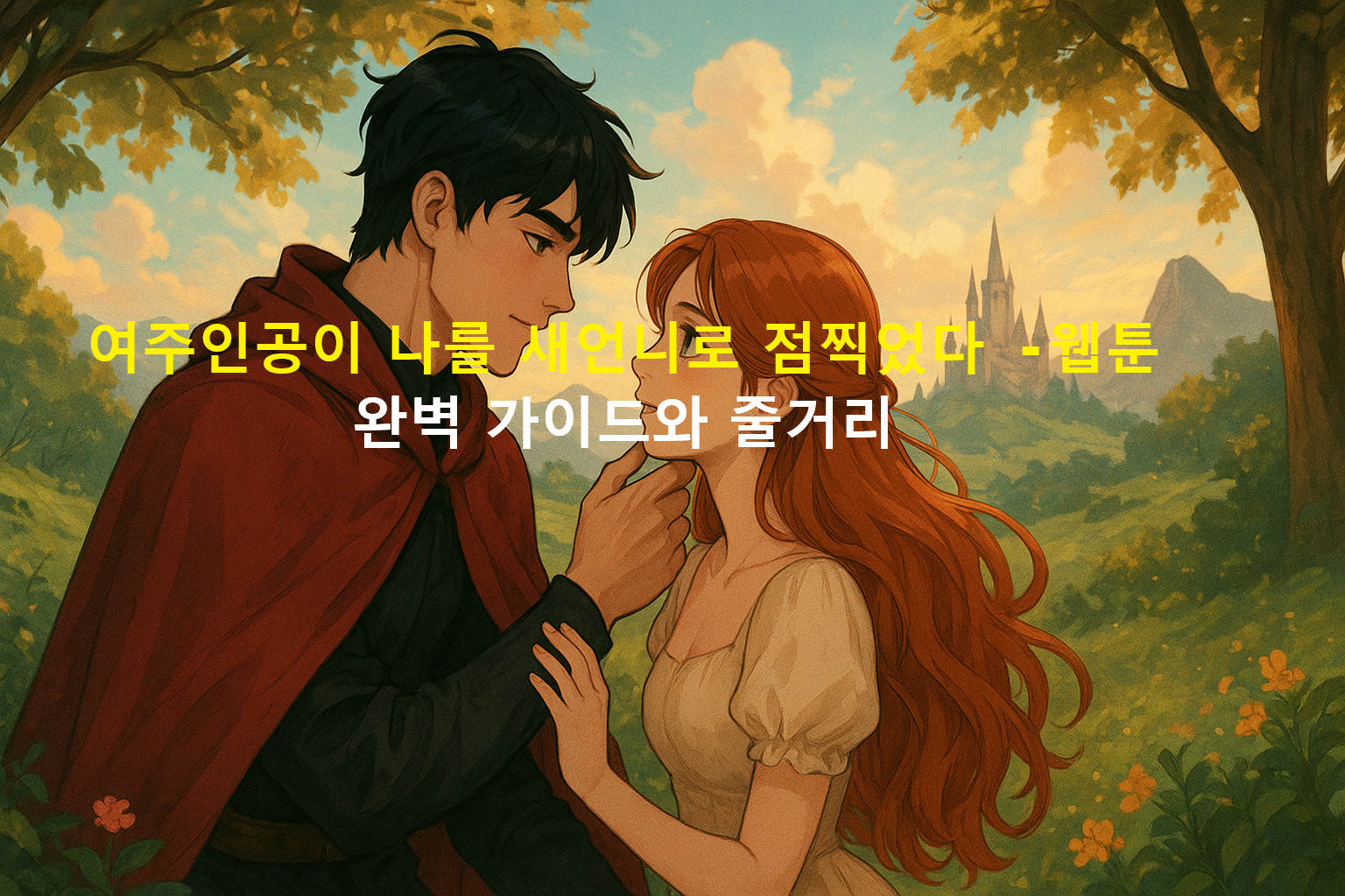 여주인공이 나를 새언니로 점찍었다 - 웹툰