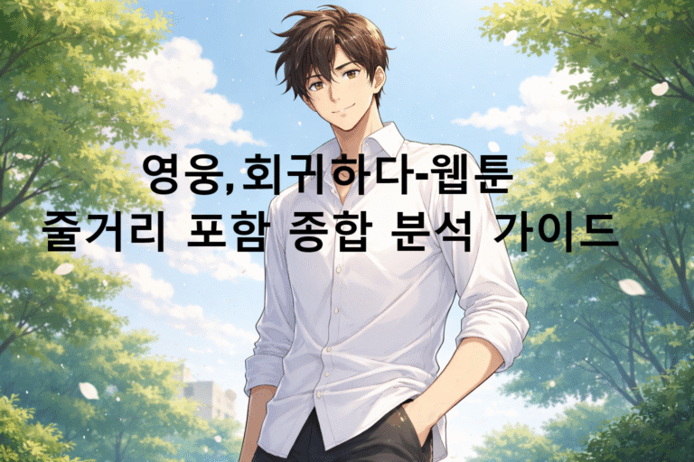 영웅, 회귀하다-웹툰