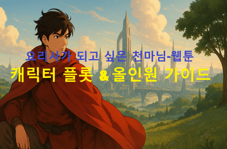 요리사가 되고 싶은 천마님-웹툰