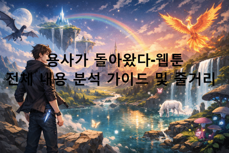 용사가 돌아왔다-웹툰