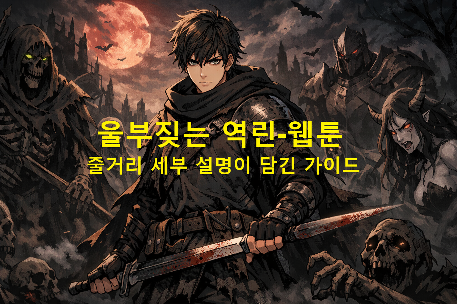 울부짖는 역린-웹툰