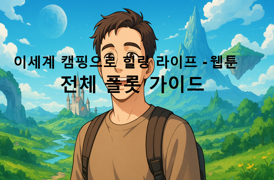 이세계 캠핑으로 힐링 라이프 - 웹툰