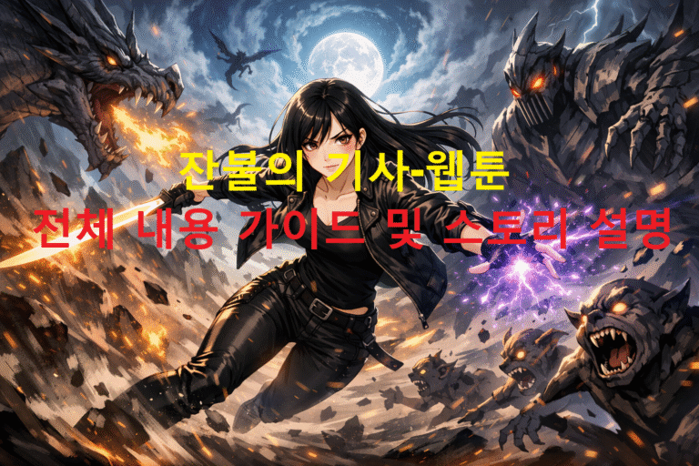 잔불의 기사-웹툰