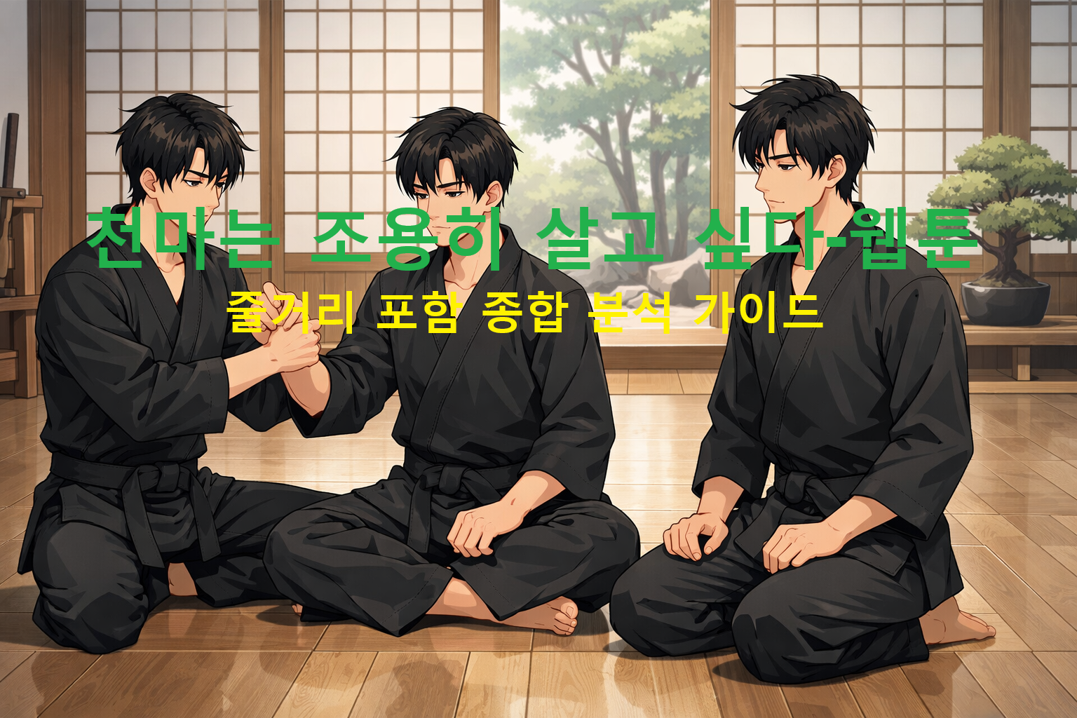 천마는 조용히 살고 싶다-웹툰