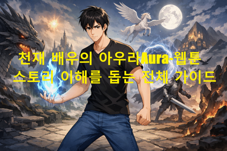 천재 배우의 아우라Aura-웹툰