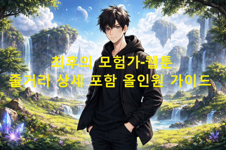 최후의 모험가-웹툰