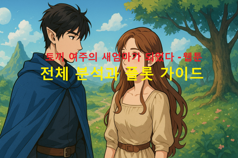 토끼 여주의 새엄마가 되었다 - 웹툰