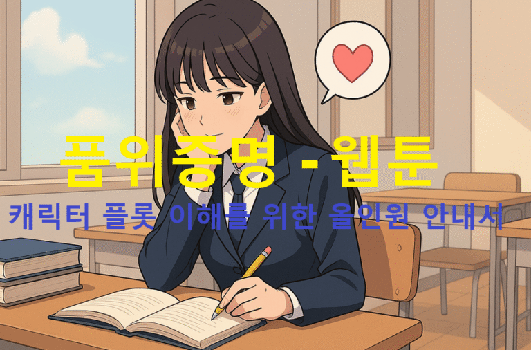 품위증명 - 웹툰