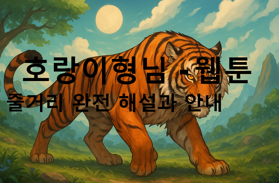 호랑이형님 - 웹툰