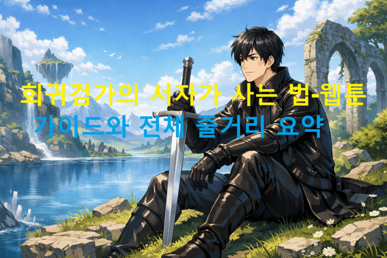 회귀검가의 서자가 사는 법-웹툰