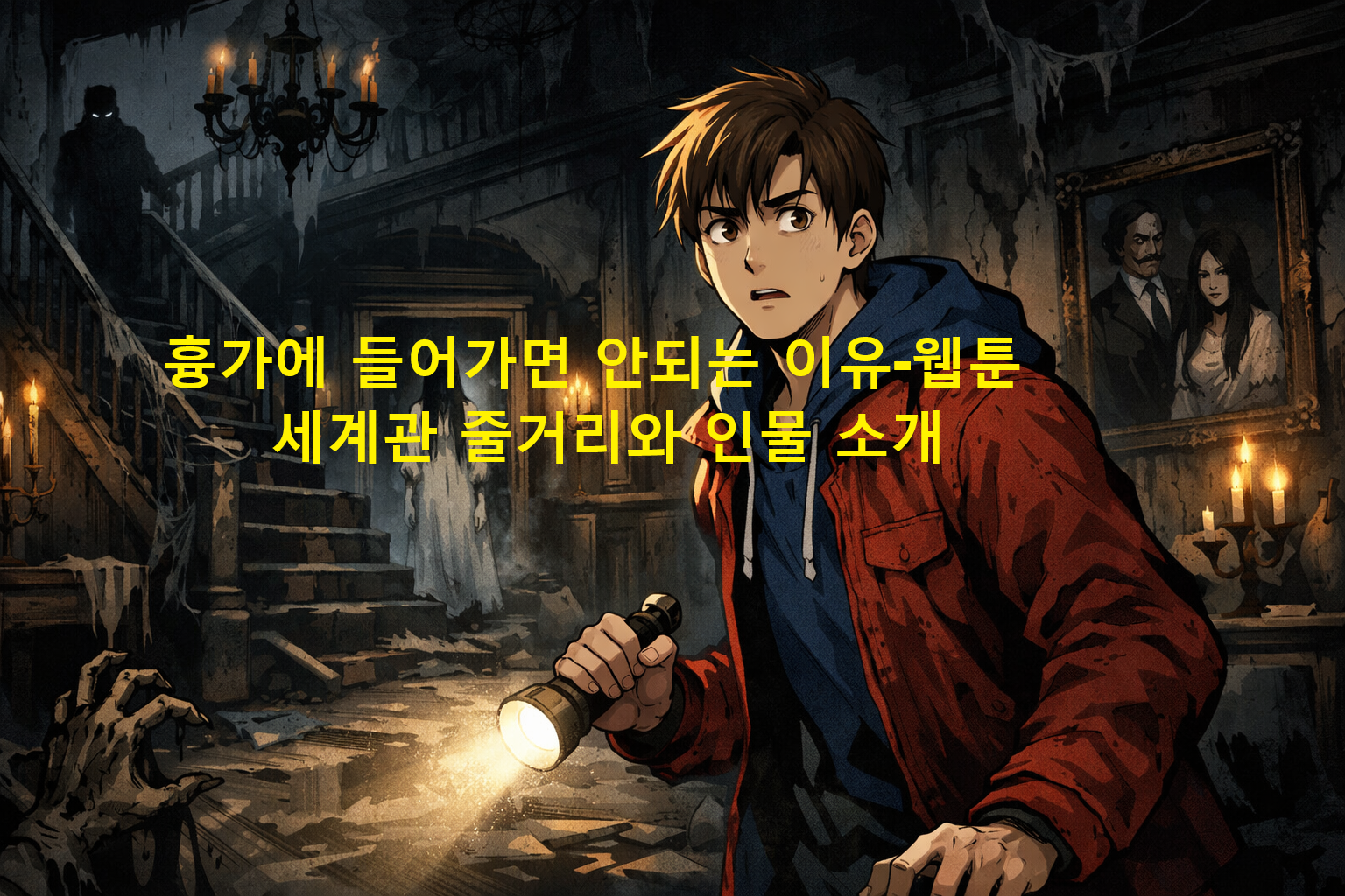 흉가에 들어가면 안되는 이유-웹툰