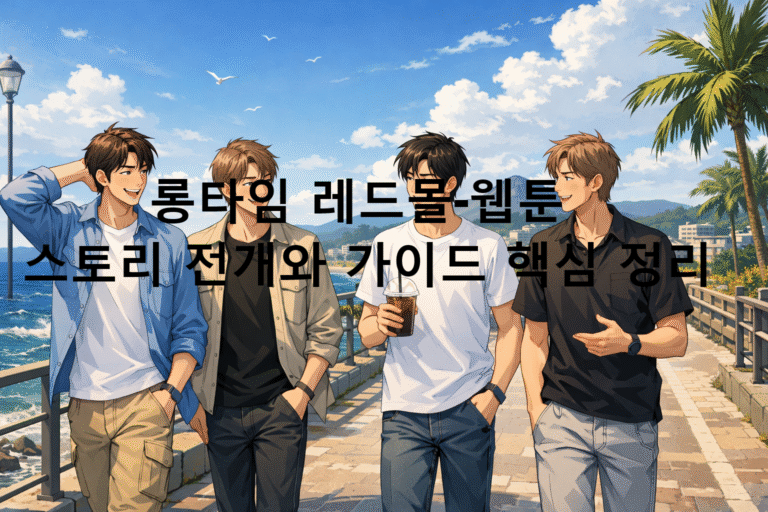 롱타임 레드몰-웹툰