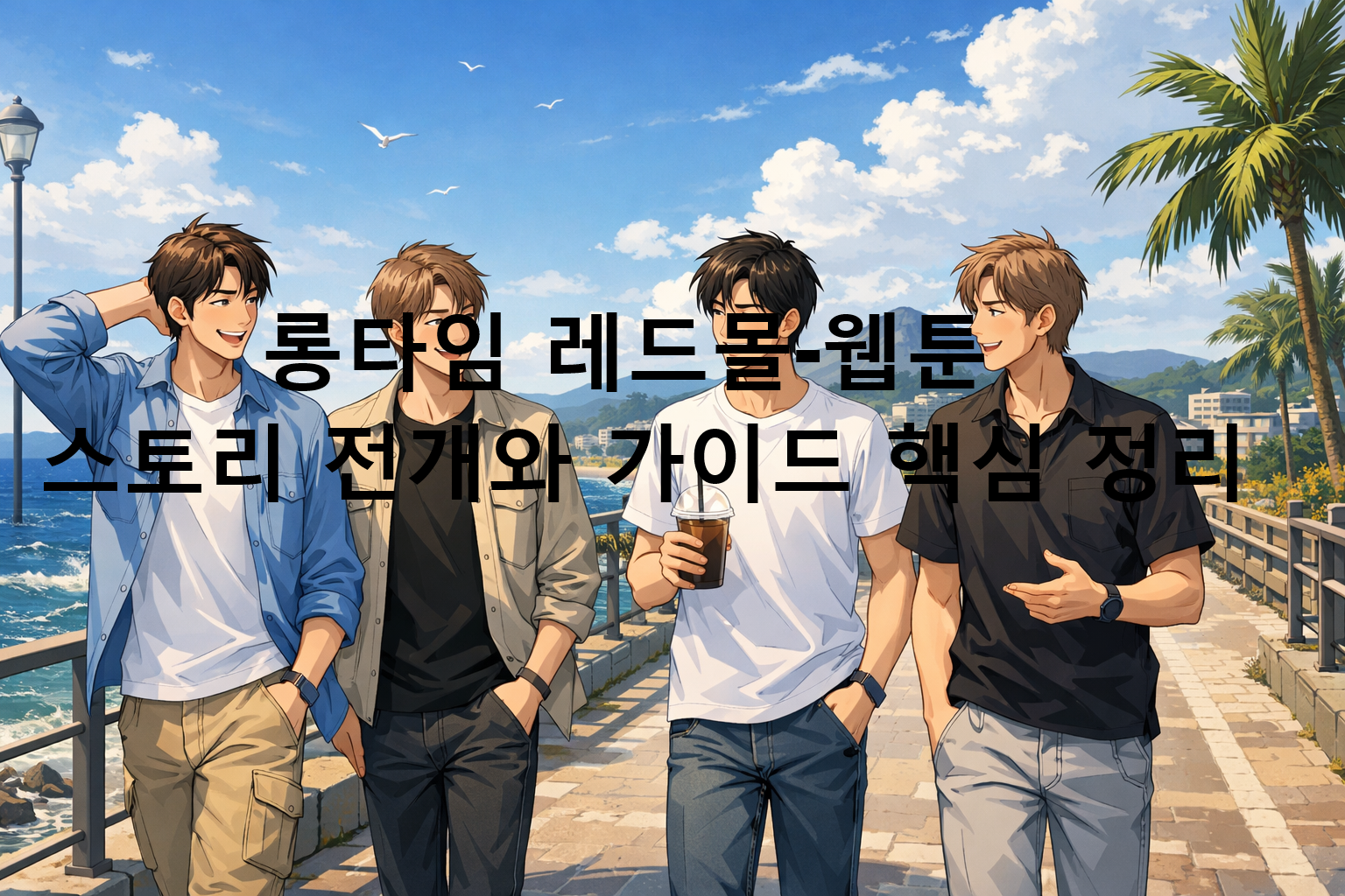 롱타임 레드몰-웹툰