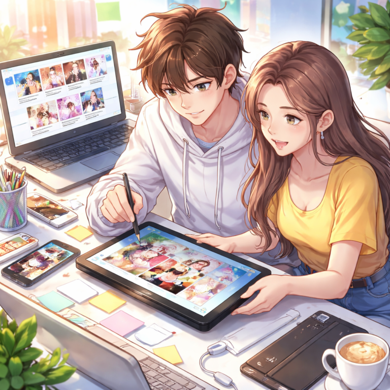 블랙툰 웹툰 태블릿으로 읽는 방법과 최적 설정 가이드